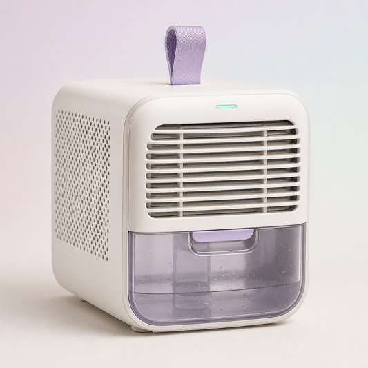 Haveilyra DryCube Closet Dehumidifier in pearl white