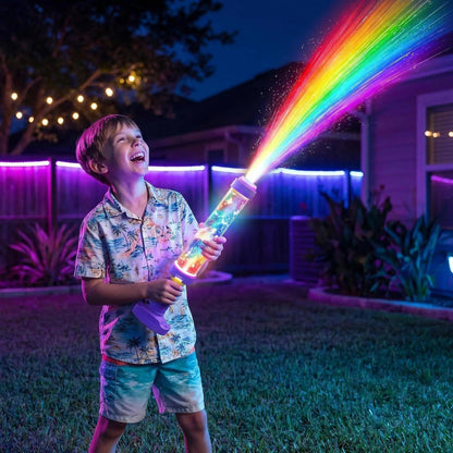 Rainbow water blaster night effect
