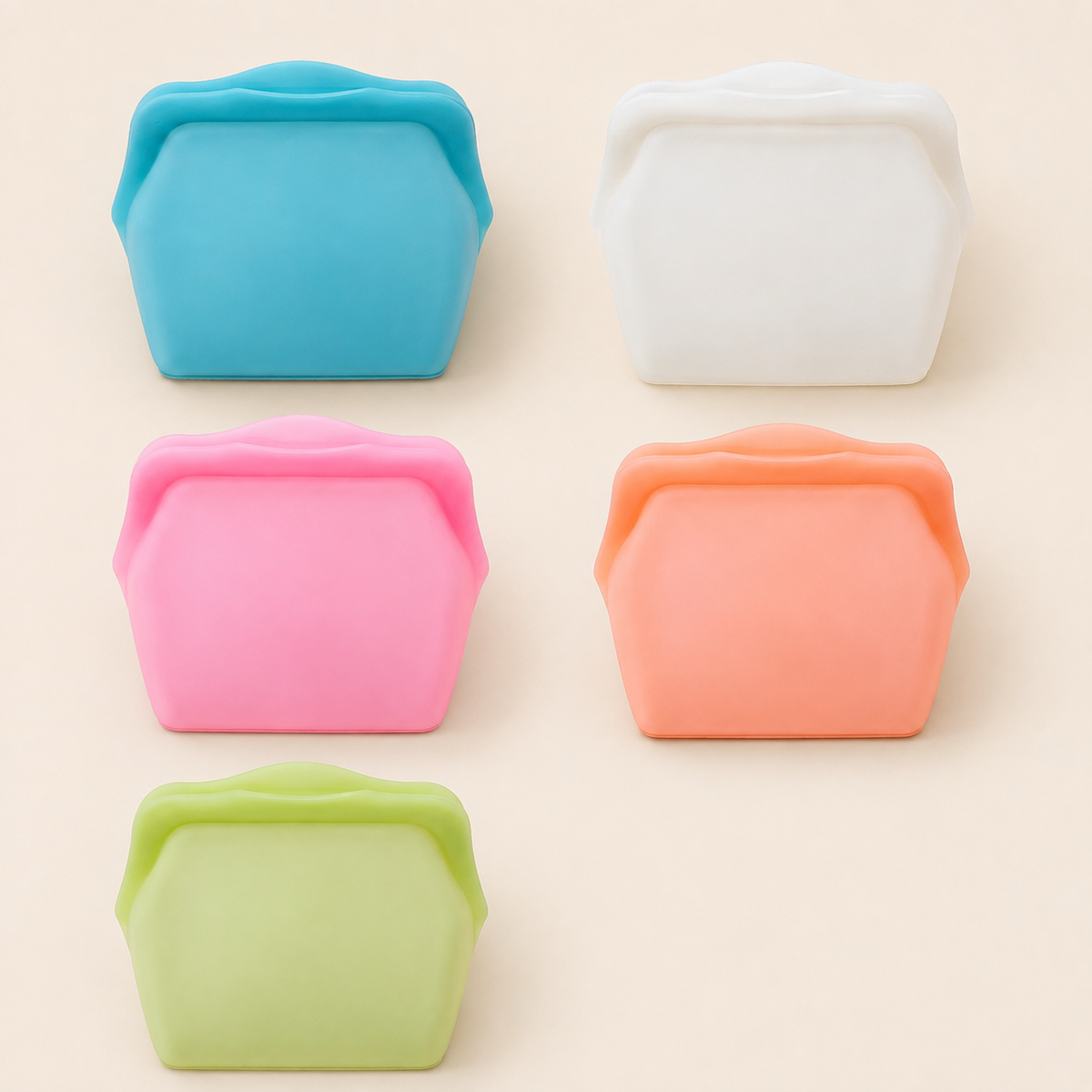 Blue, White, Pink, Orange and Green color choices
